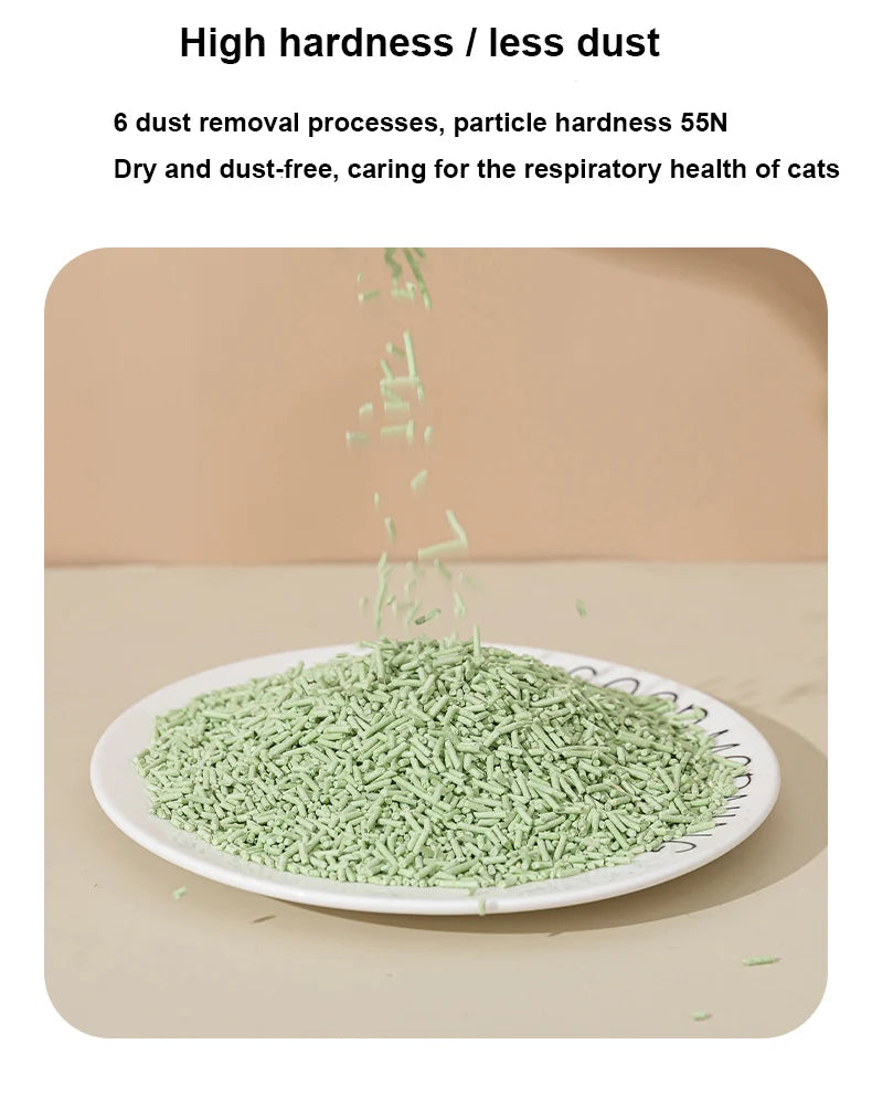 6L Natural Tofu Cat Litter with Odor Control