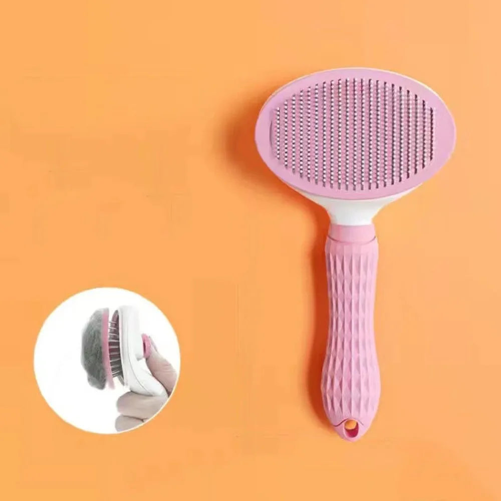 Stainless Steel Pet Grooming & Deshedding Brush