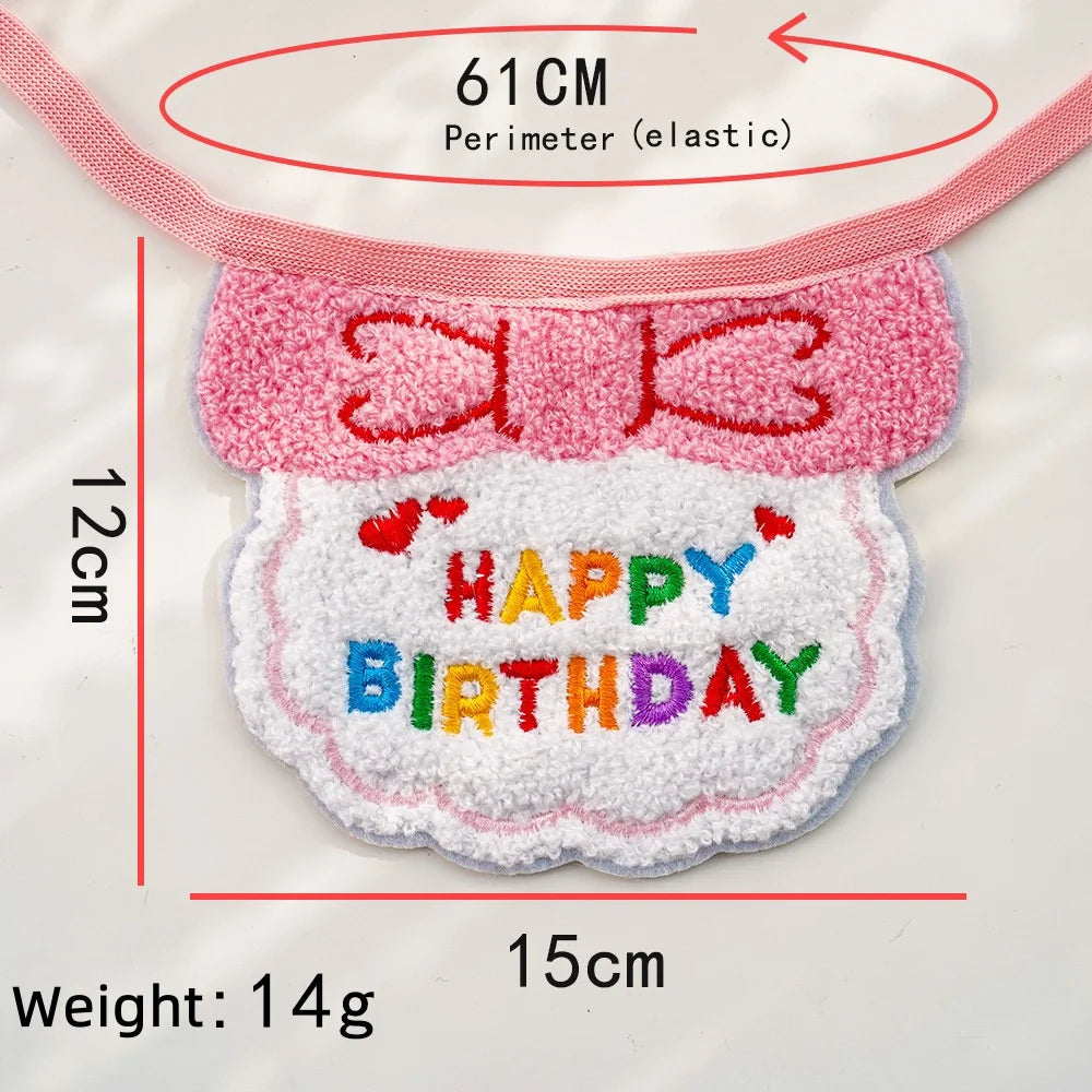 Pet Birthday Hat & Scarf Set
