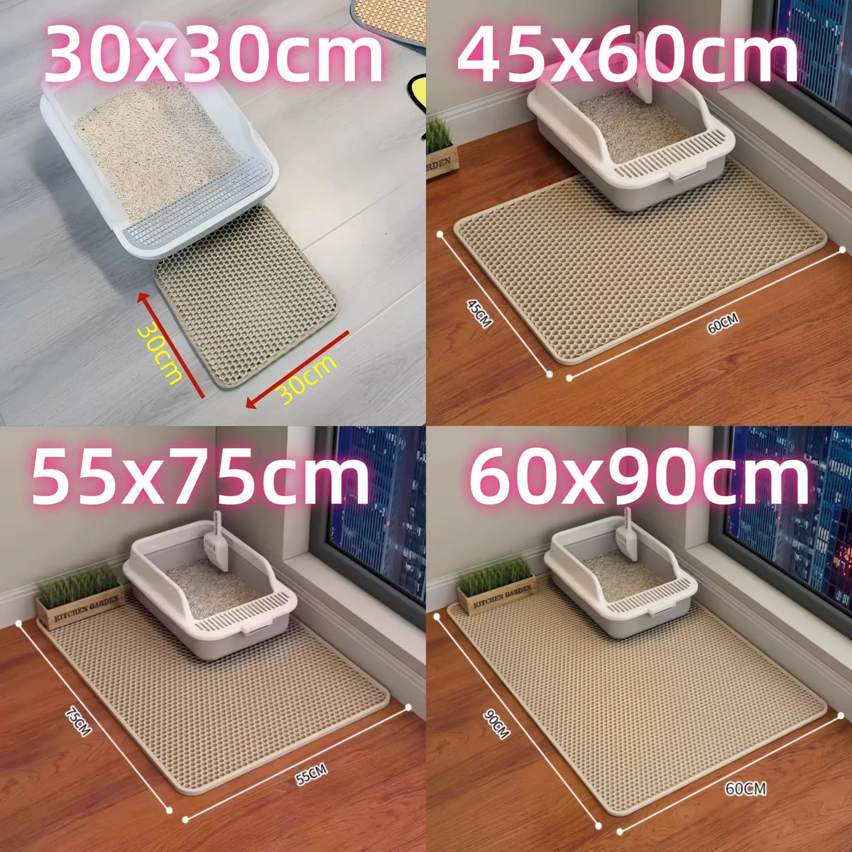 Waterproof Double-Layer Cat Litter Mat