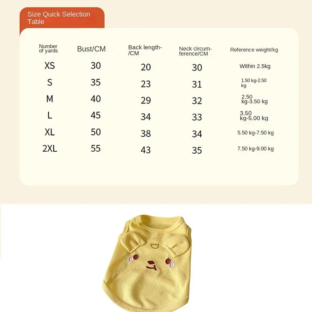 Soft Cotton Pet Vest