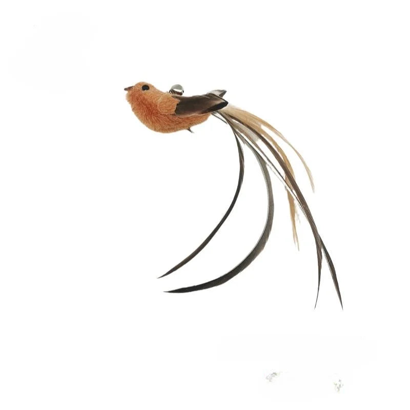Hands-Free Suction Cup Feather Cat Wand Toy