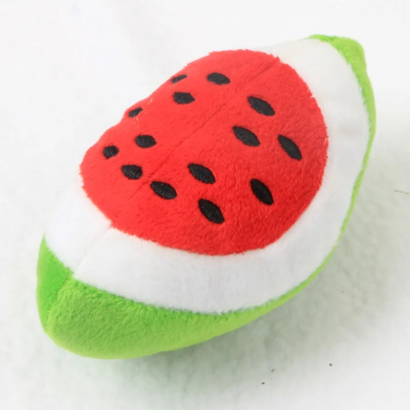 Plush Squeaky Bone Dog Toy