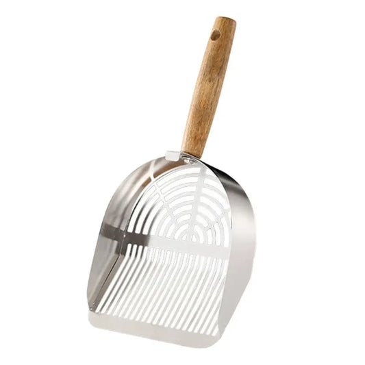 Stainless Steel Cat Litter Scoop with Long Handle