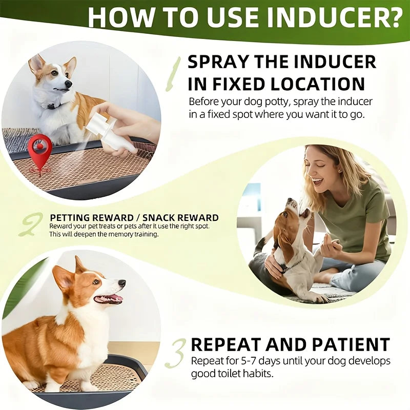Pet Toilet Training Spray for Dogs & Cats
