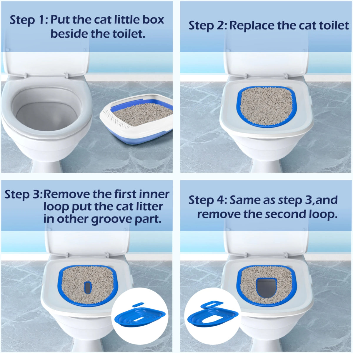 Pet Toilet Training Kit with Removable Tray