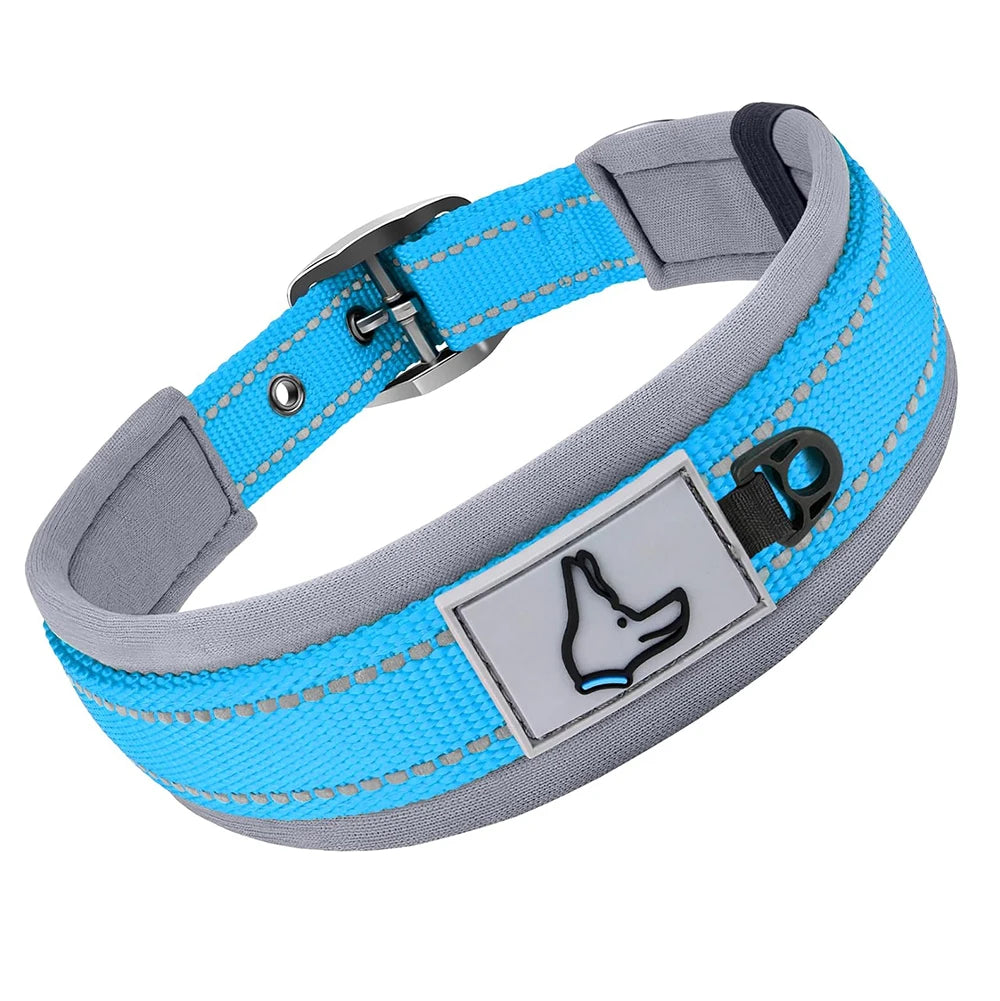Reflective Padded Heavy-Duty Dog Collar