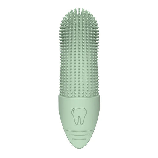 360° Silicone Finger Toothbrush for Dogs & Cats