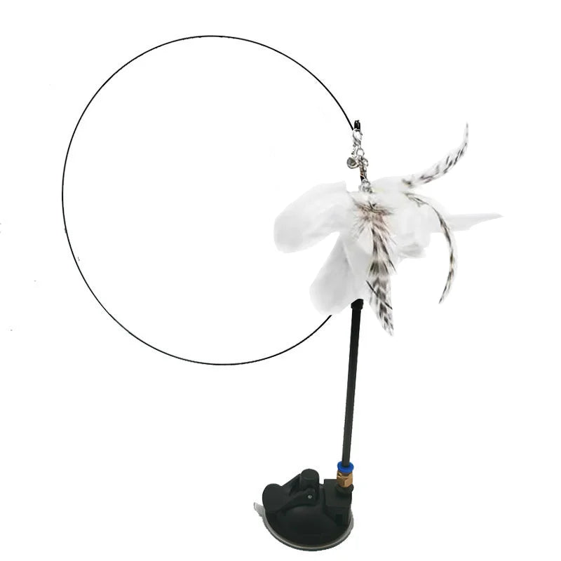 Interactive Bird Feather Cat Teaser Toy