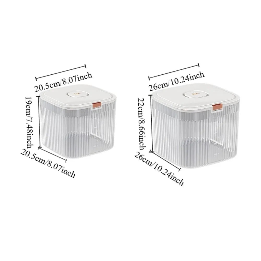 Large Airtight Pet Food Storage Container with Flip Lid