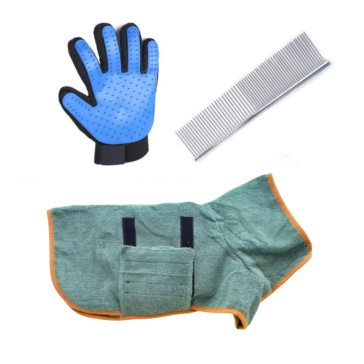 Quick-Dry Pet Bath Towel Set