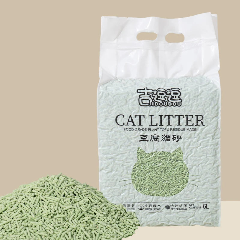 6L Natural Tofu Cat Litter with Odor Control