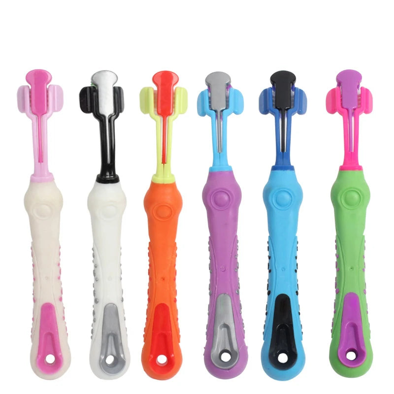 3-Sided Pet Toothbrush