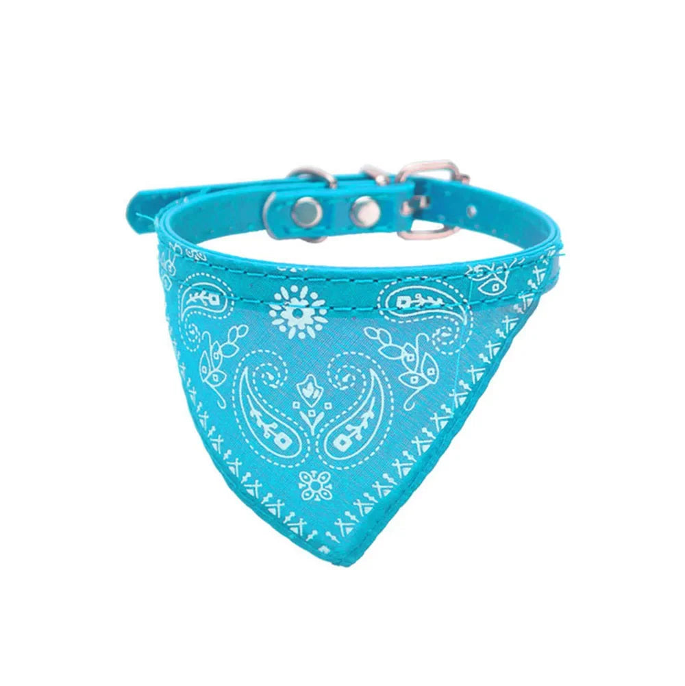 Printed Pet Bandana Collar