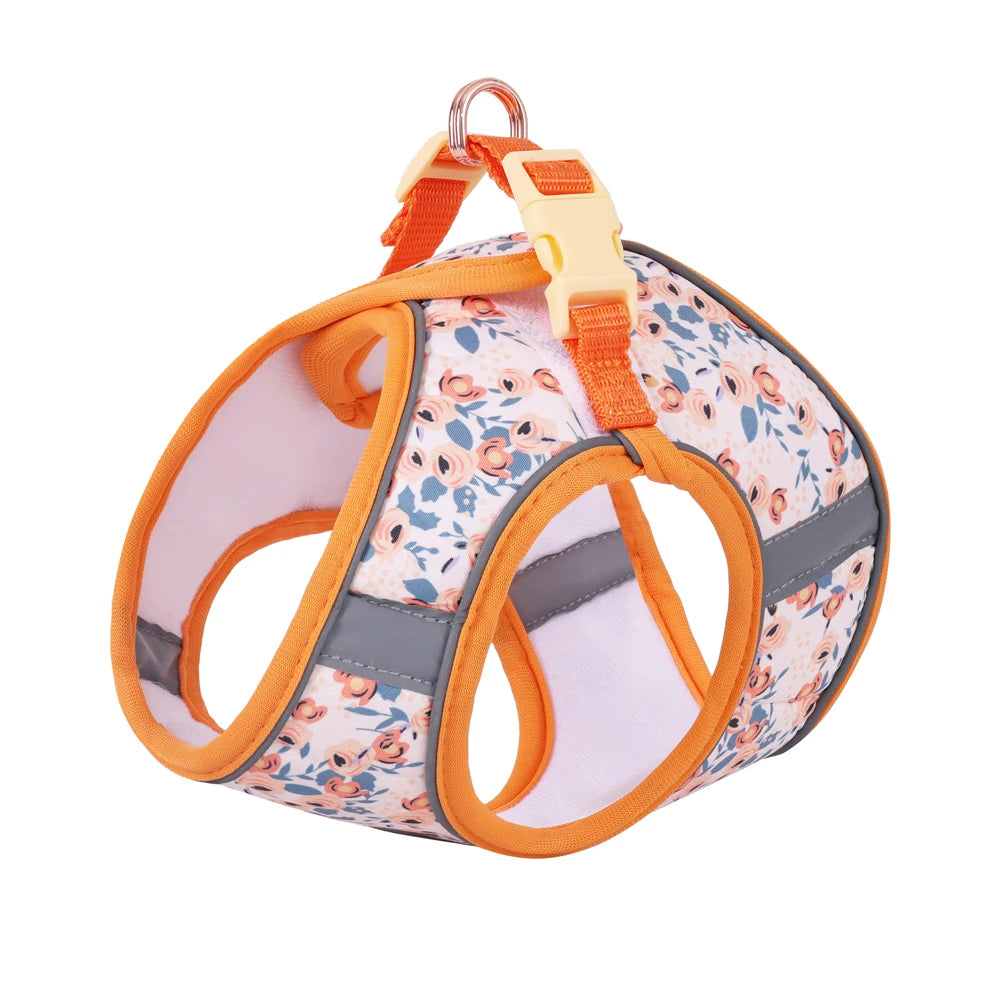 Soft Adjustable Dog Harness & Leash Set