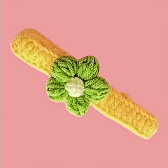 Crochet Flower Pet Collar