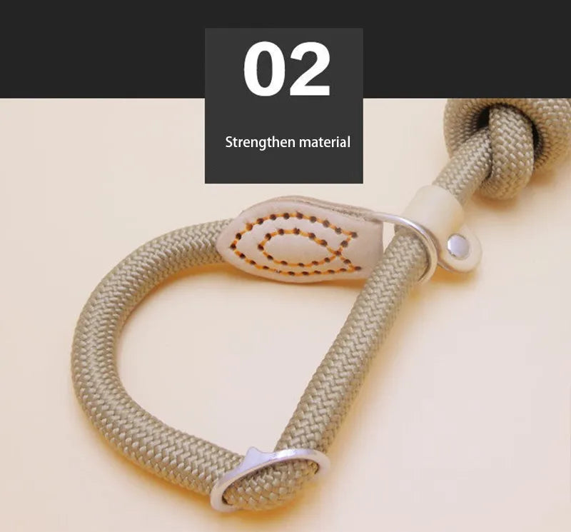 Heavy Duty Braided Slip Rope Dog Leash