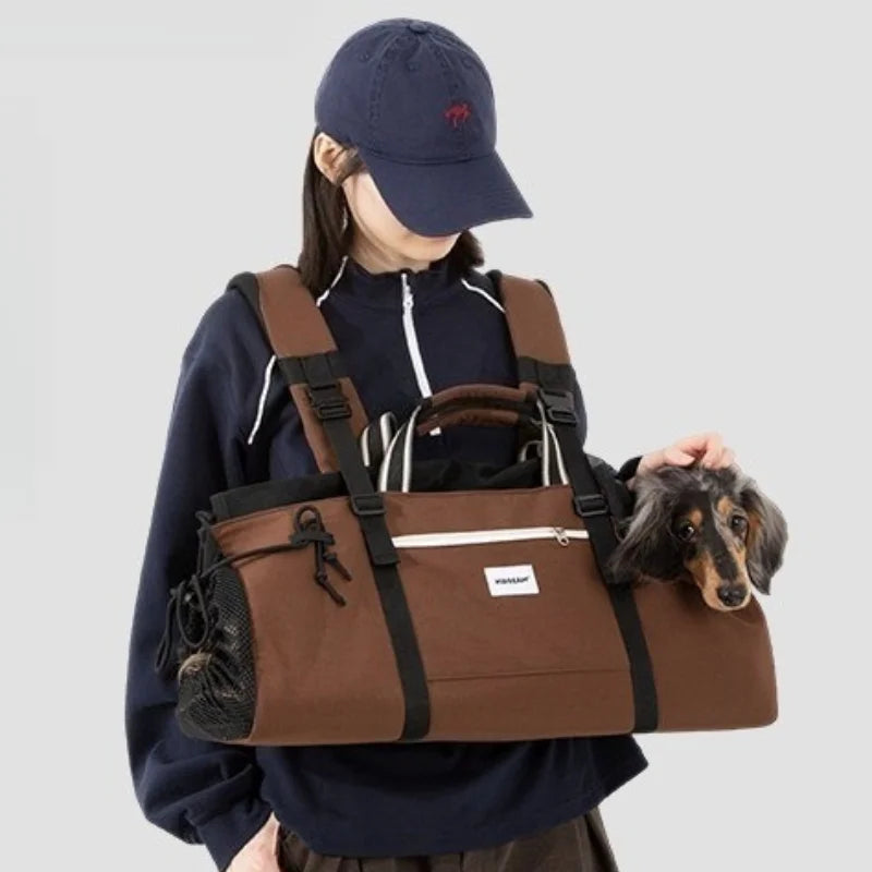 Nylon Dachshund Carrier Backpack