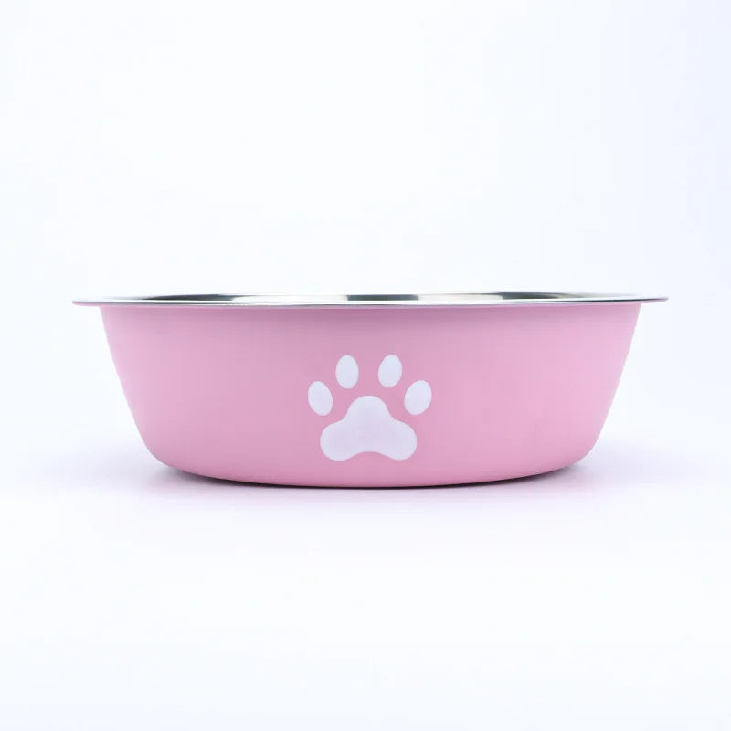1Pcs Premium Stainless Steel Pet Food & Water Bowl