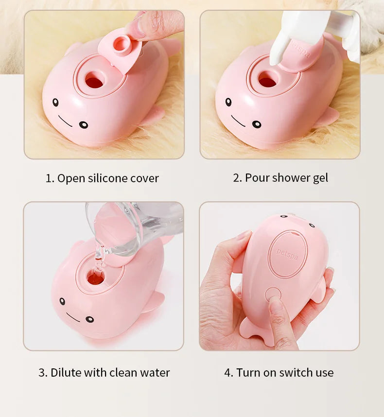 3-in-1 Steam Pet Grooming Brush