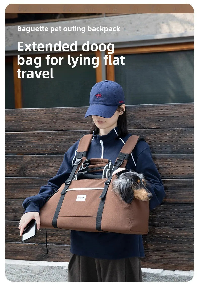 Nylon Dachshund Carrier Backpack