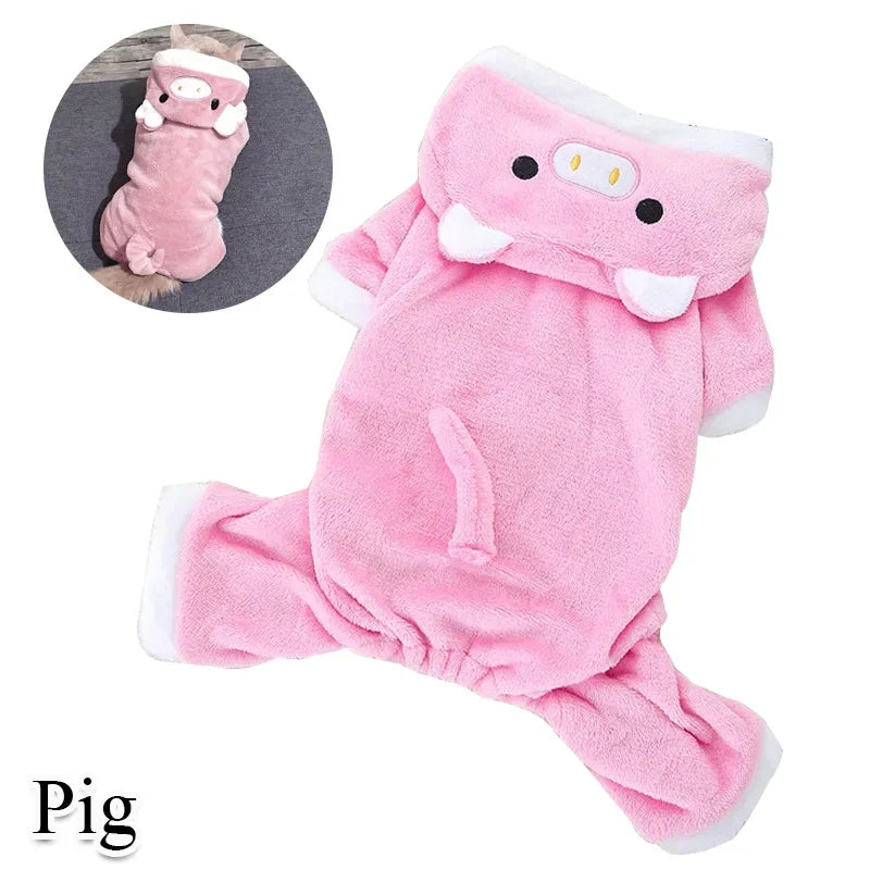 Coral Fleece Pet Costume