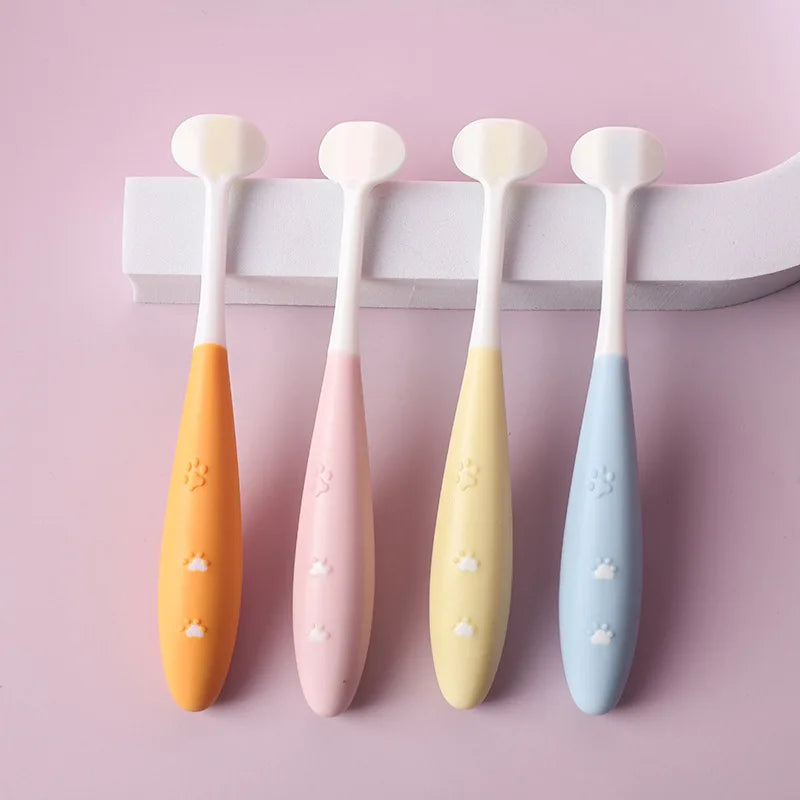 3-Sided Soft Pet Toothbrush