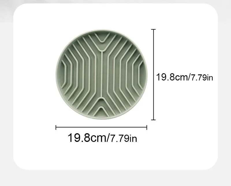 Silicone Slow Feeder & Lick Mat for Cats & Dogs