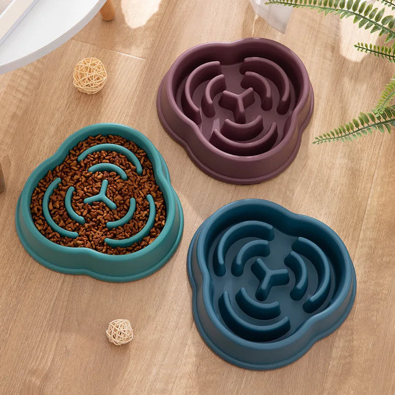 Non-Slip Slow Feeder Bowl for Dogs & Cats