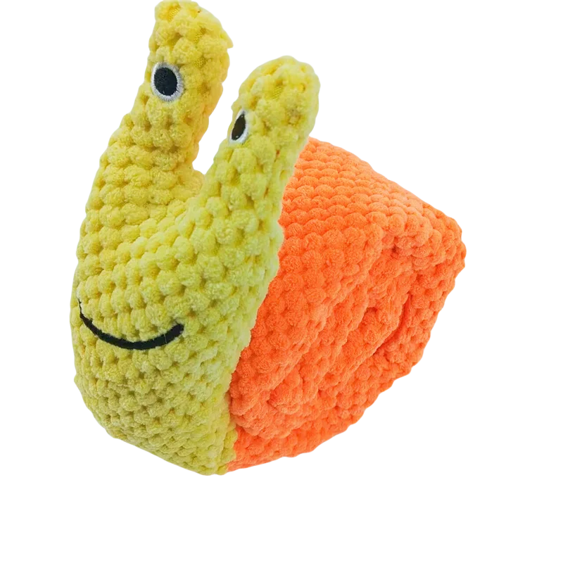 Interactive Snail Puzzle Feeder Dog Toy
