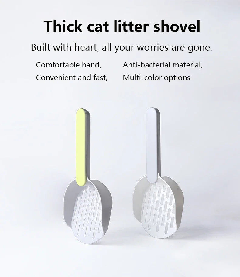 Self-Cleaning Cat Litter Scoop with Holder