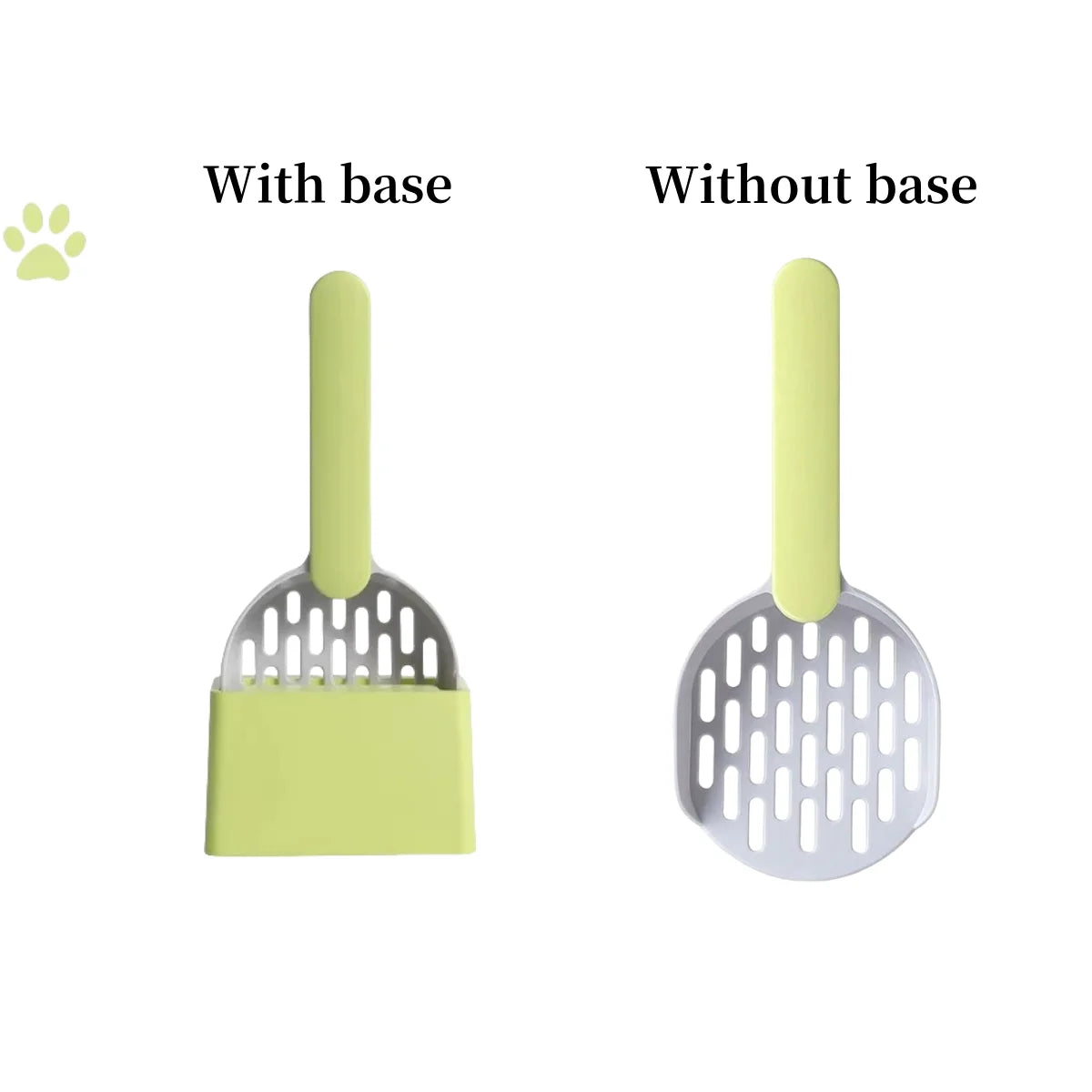 Self-Cleaning Cat Litter Scoop with Holder