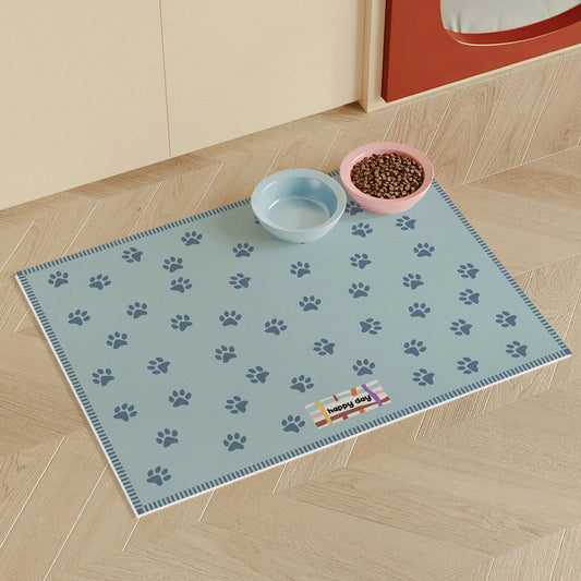 Cute Waterproof Non-Slip Pet Feeding Mat