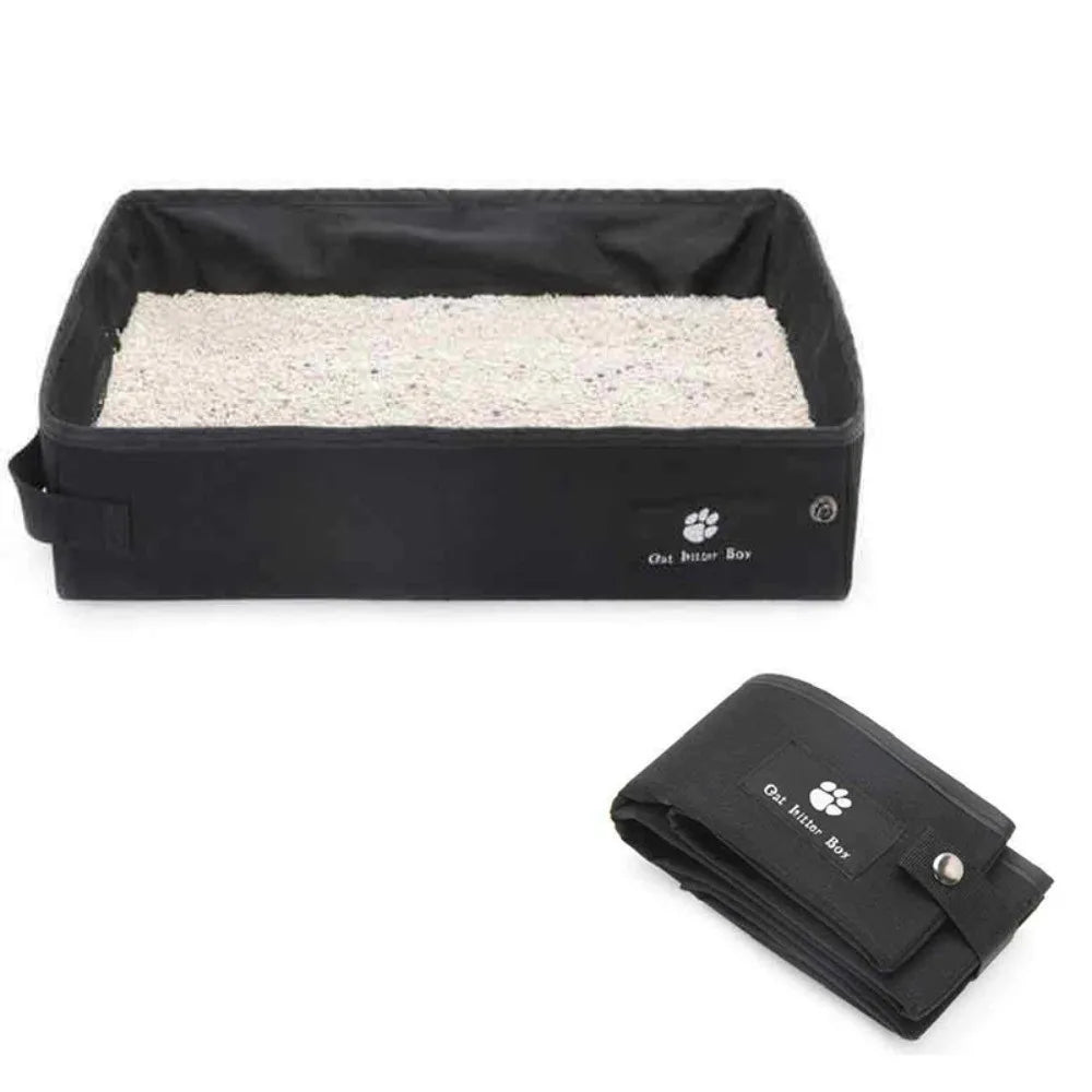 Portable Foldable Travel Cat Litter Box