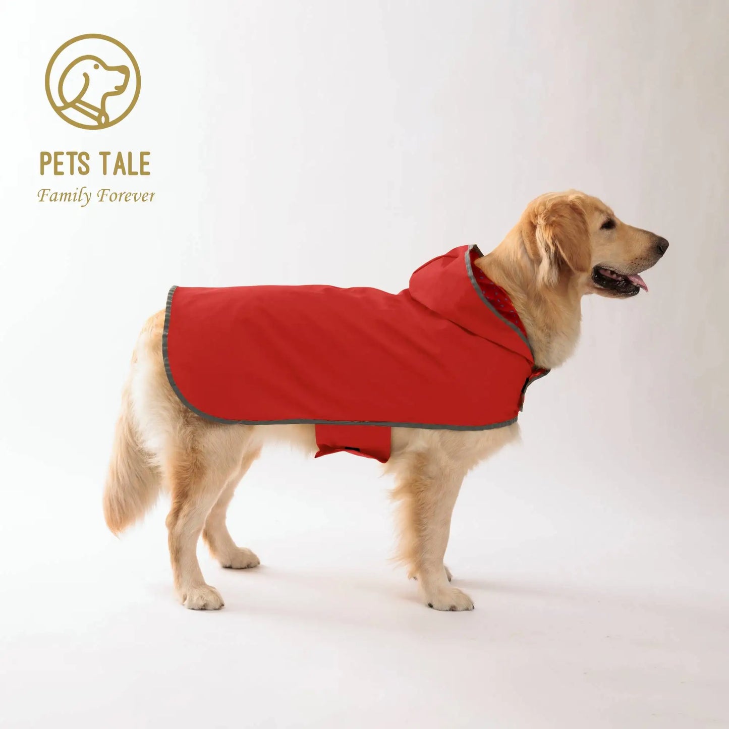 Double-Layer Reversible Dog Raincoat
