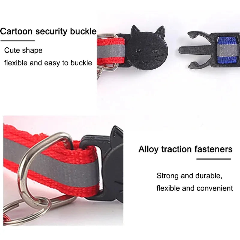 Adjustable Cat Collar with Bell