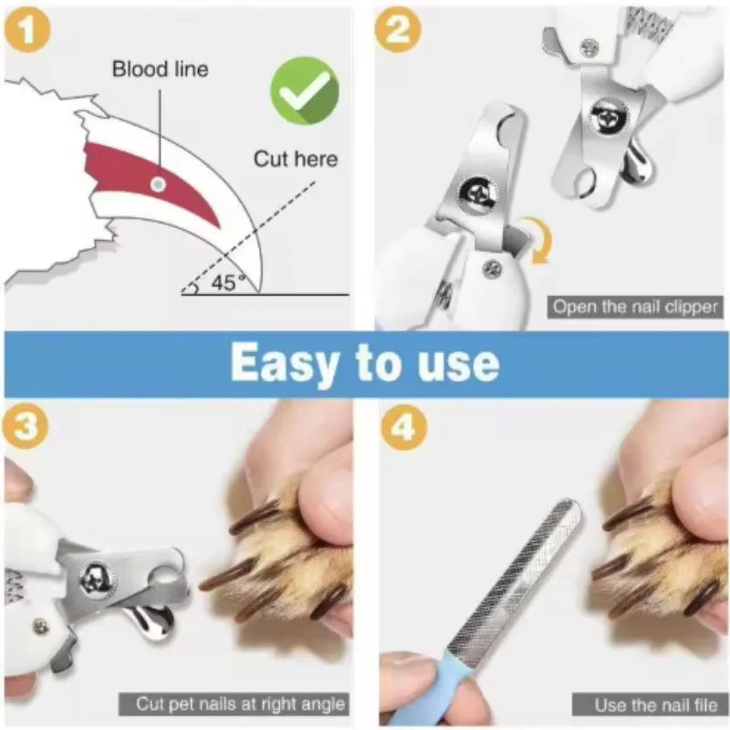 Stainless Steel Pet Nail Clippers