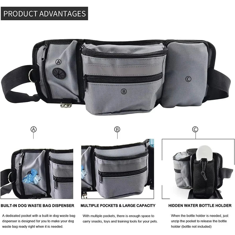 Pet Training Waist Treat Bag