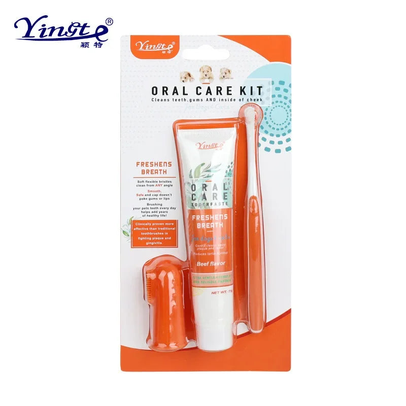 Pet Toothbrush & Toothpaste Care Kit