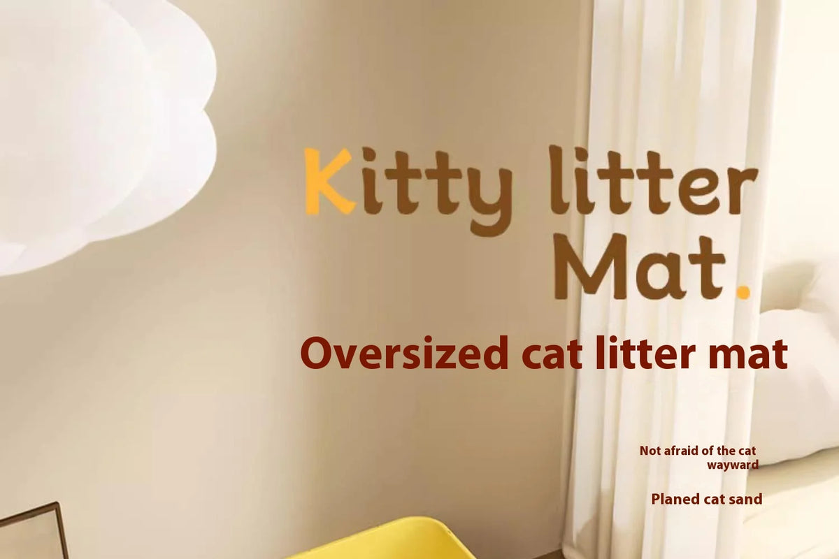 Waterproof Double-Layer Cat Litter Mat