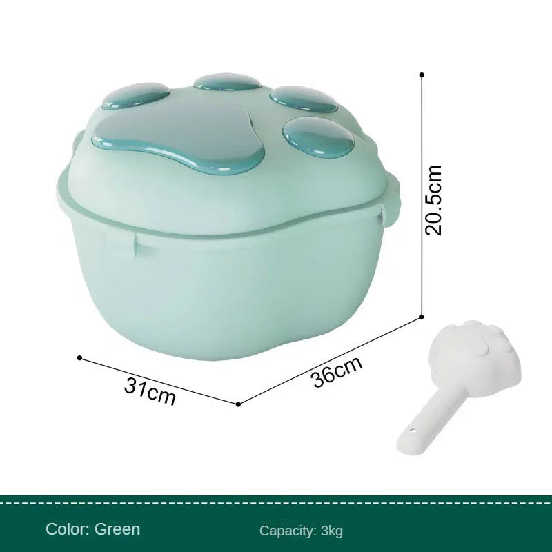 Large Airtight Pet Food Storage Bucket