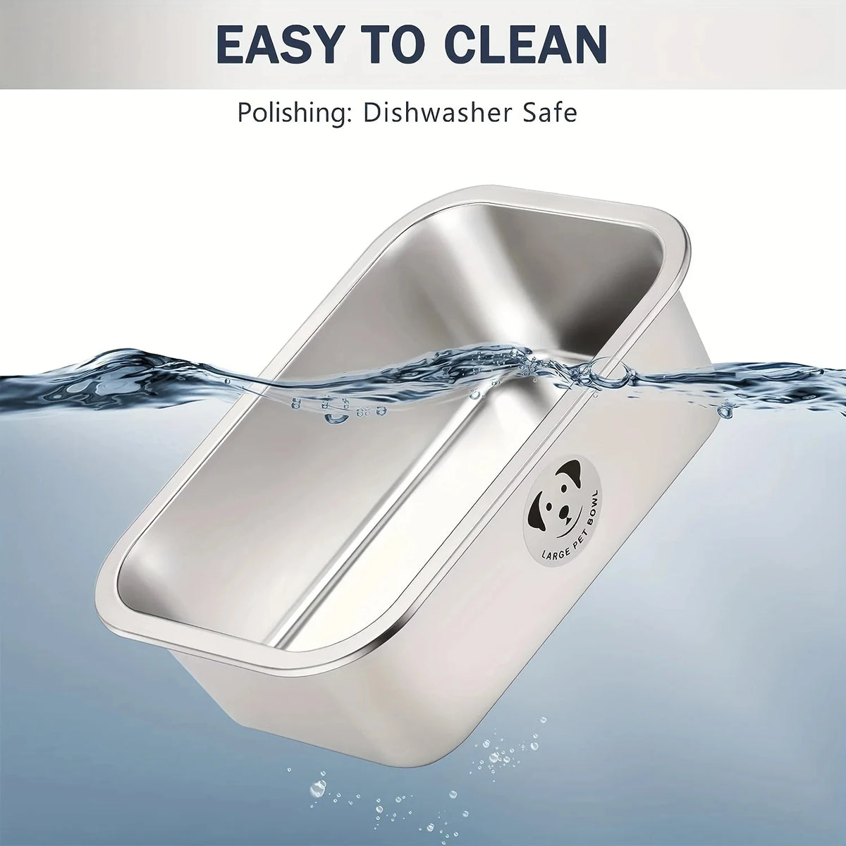 Stainless Steel Pet Food & Water Bowl