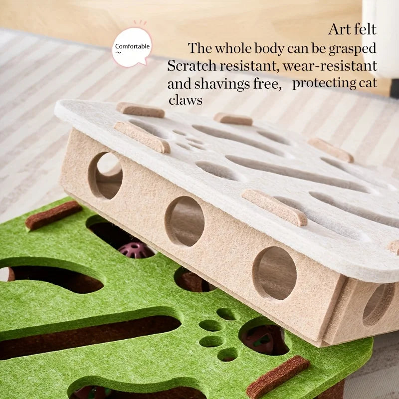 Interactive Cat Puzzle Maze Toy Box