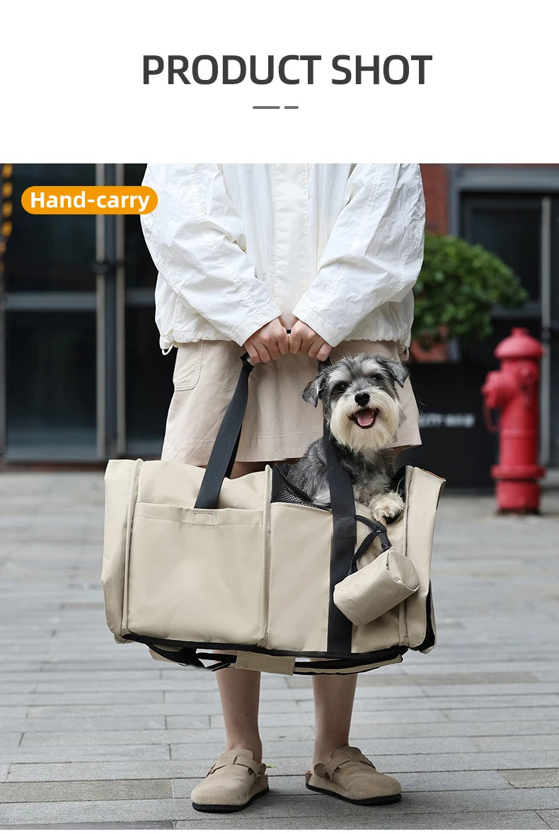 2-in-1 Pet Carrier Backpack & Tote Bag