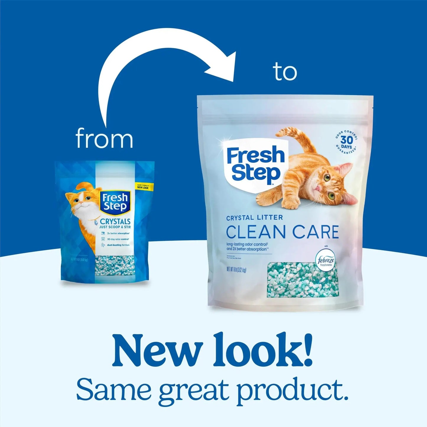 Crystal Cat Litter with Febreze Freshness (8 lb)