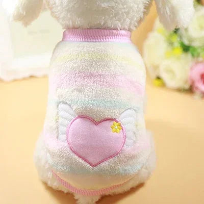Cartoon Fleece Pet Vest