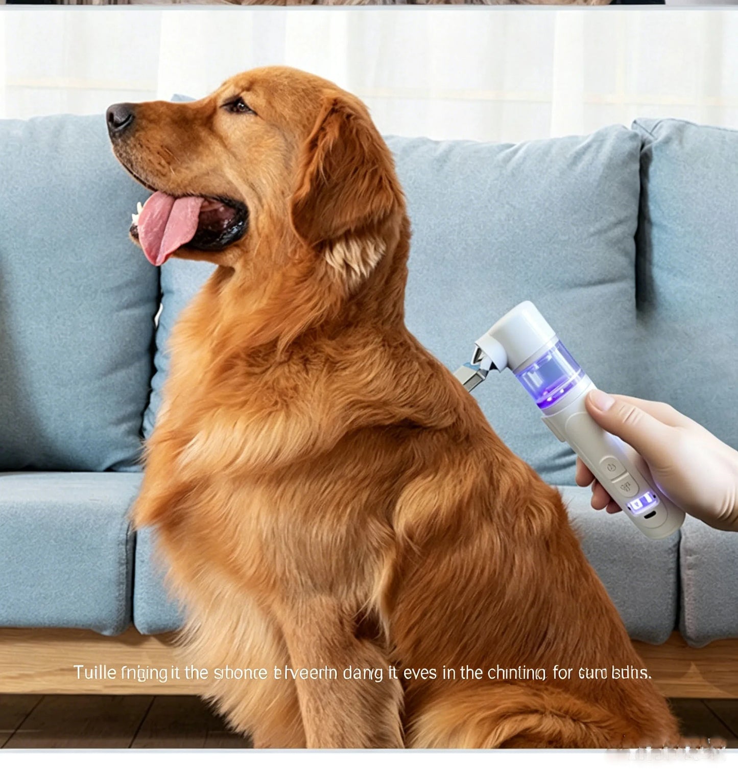 2-in-1 Electric Flea & Lice Vacuum Comb