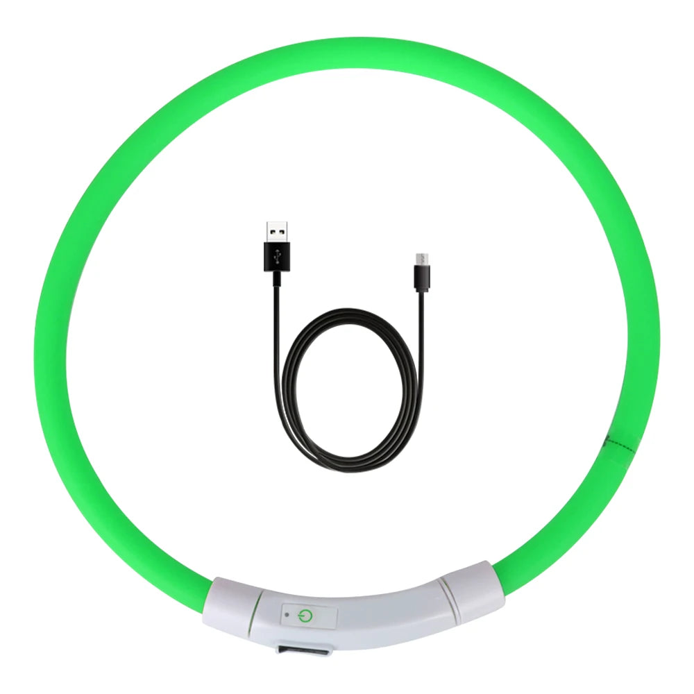 USB Rechargeable LED Dog Safety Collar