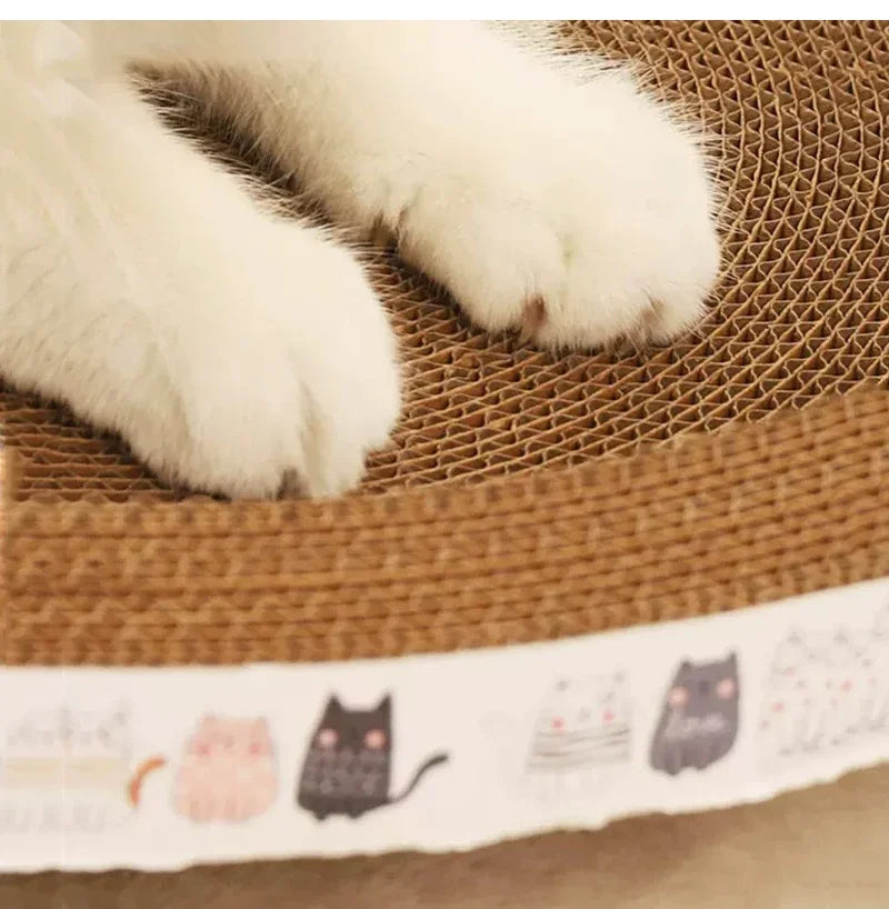 Corrugated Cat Scratching Post with Catnip
