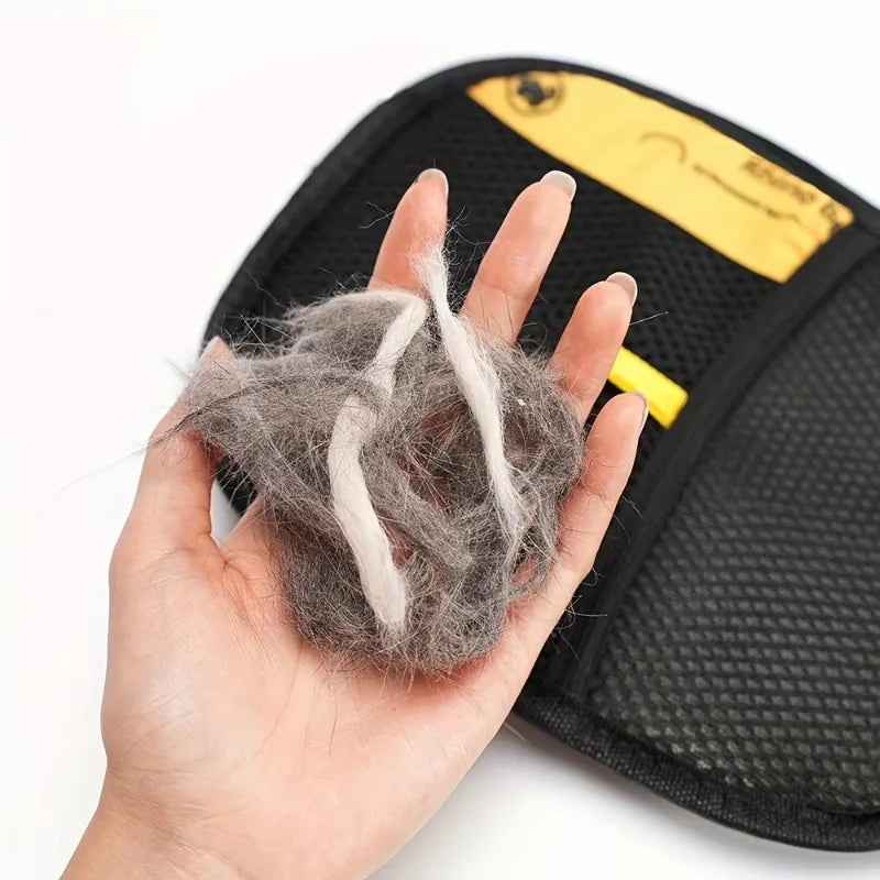Static Pet Hair Removal Grooming Gloves